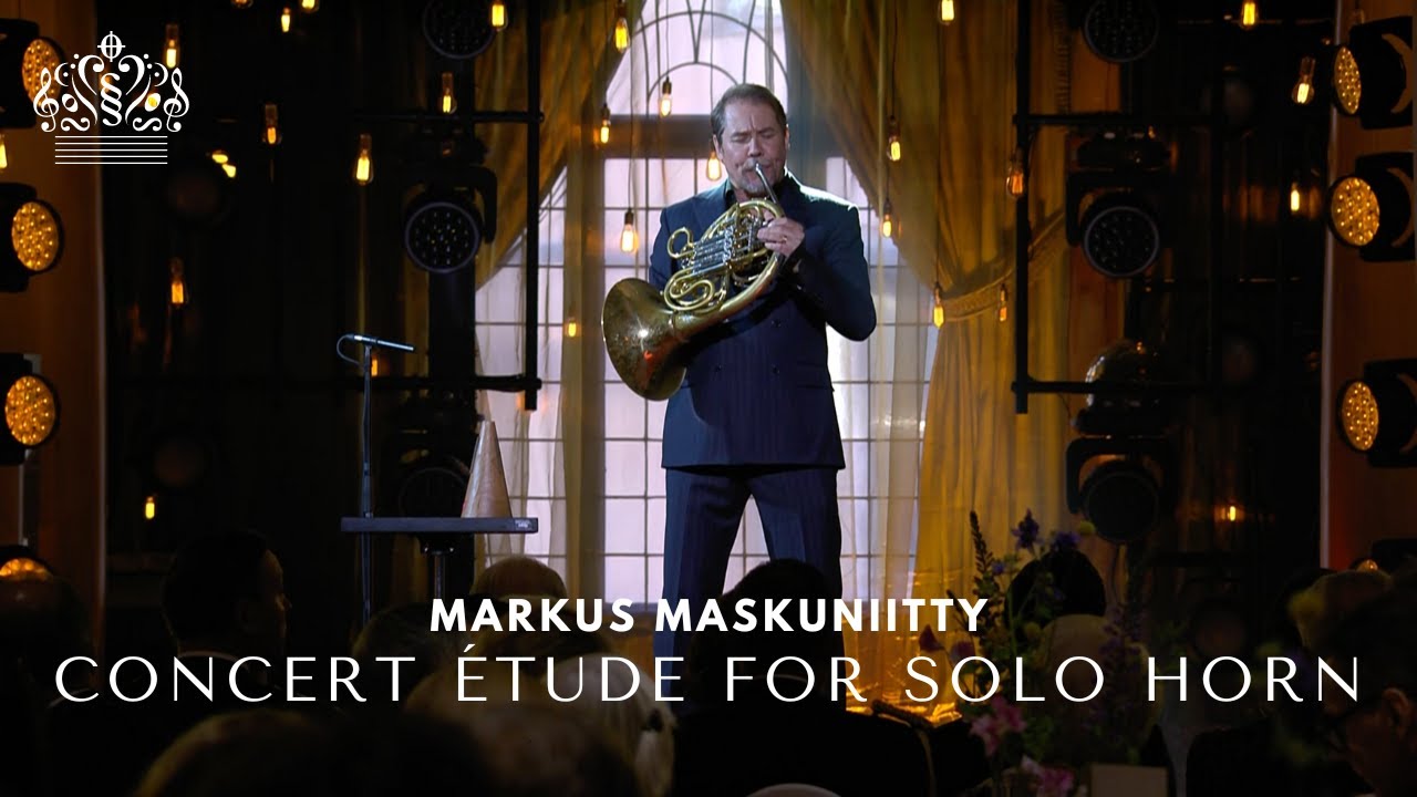 Markus Maskuniitty - Concert Étude for Solo Horn (Esa-Pekka Salonen), Polar Music Prize 2024