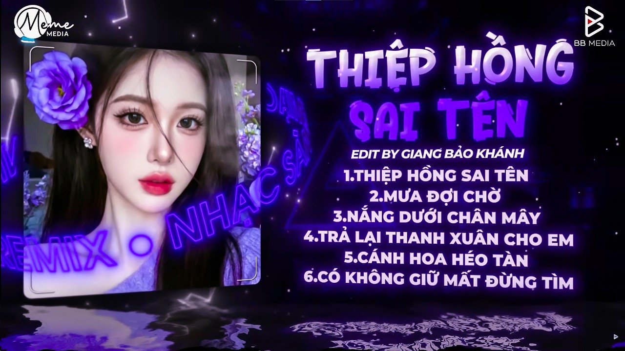 THIỆP HỒNG SAI TÊN REMIX (Bản Hot TikTok) - Em Viết Thiệp Hồng Tên Em Thì Đúng Nhưng Lại Sai Tên Anh