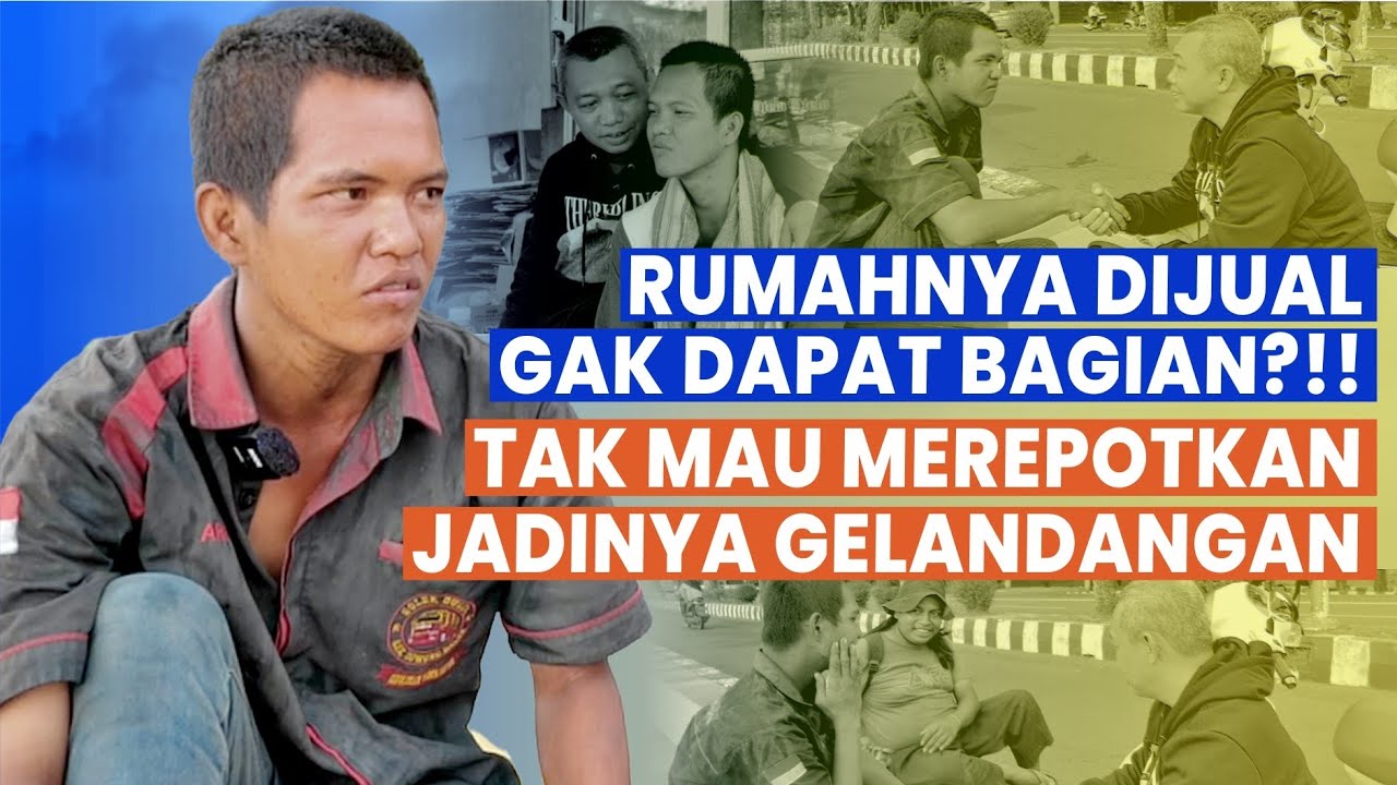 CARI MAKAN SUSAH❓❗️MEMILIH JADI GELANDANGAN❗️😭masih muda lho