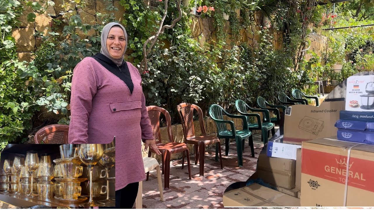 عادات وتقاليد تجهيز بيت العروس في الريف  اللبناني 🇱🇧 بأجواء الزلاغيط والفرح 💃😊