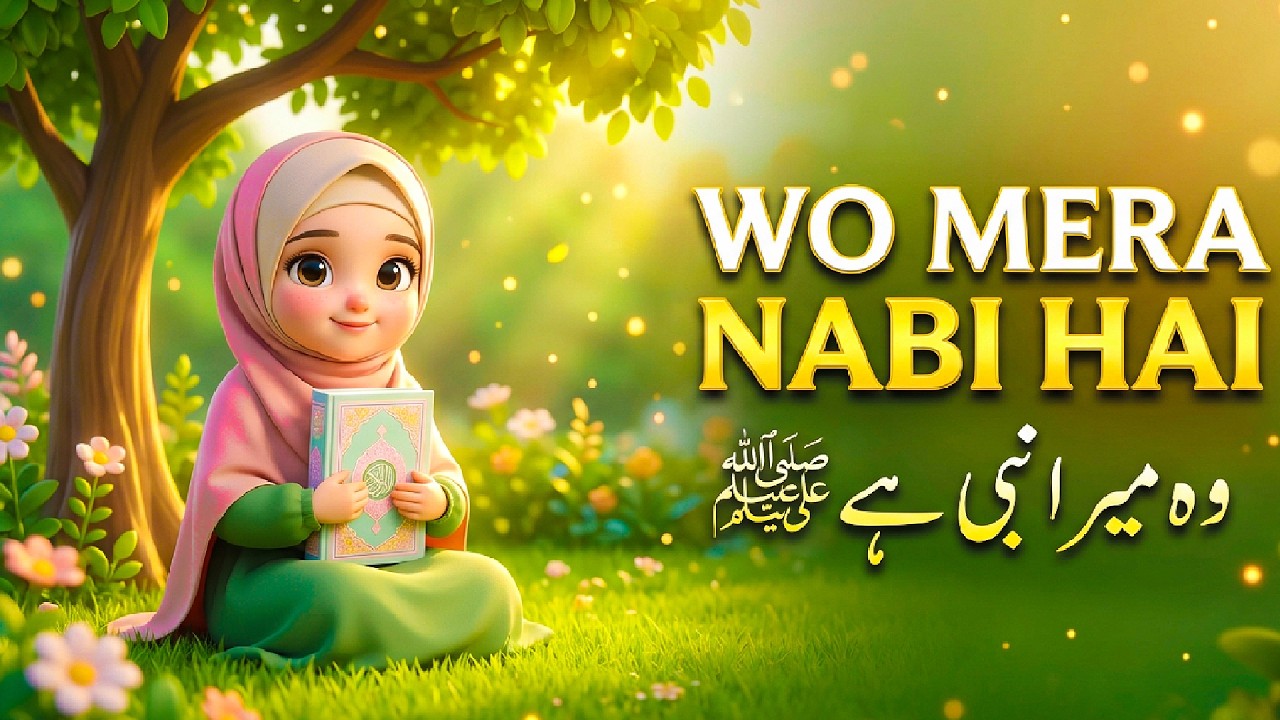 Woh Mera Nabi Hai | وہ میرا نبیﷺ ہے | Kids Naat- Islamic Ryhmes ‪@bismillahrhymeskidsTv