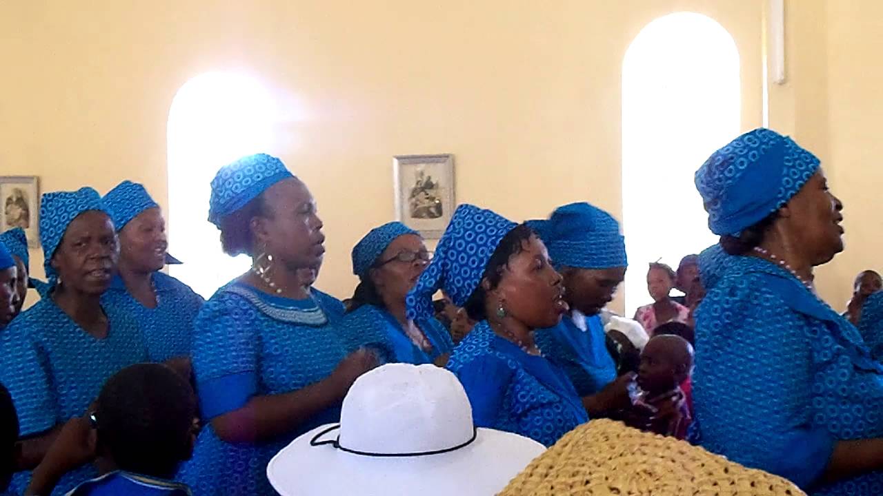 A Catholic Church mass in my village in Lesotho, southern Africa