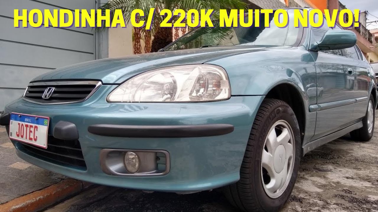 Honda Civic Ex 1999 Muito Novo - Revisão Pós Compra *Foi Buscar o Hondinha em BH*