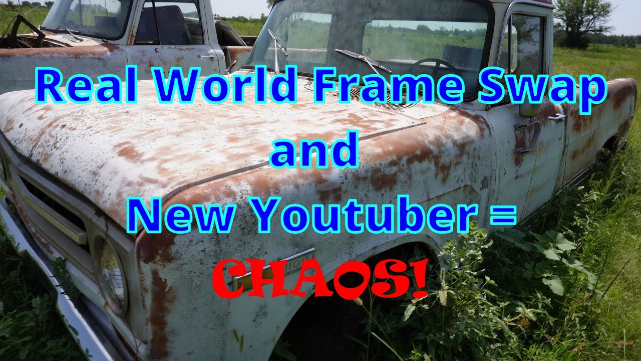 1970 IH/2002 Tahoe Frame Swap: Pasture to Engine Start