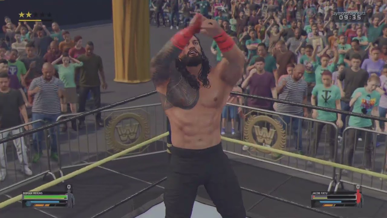 WWE 2K25 Roman vs Jacob Fatu