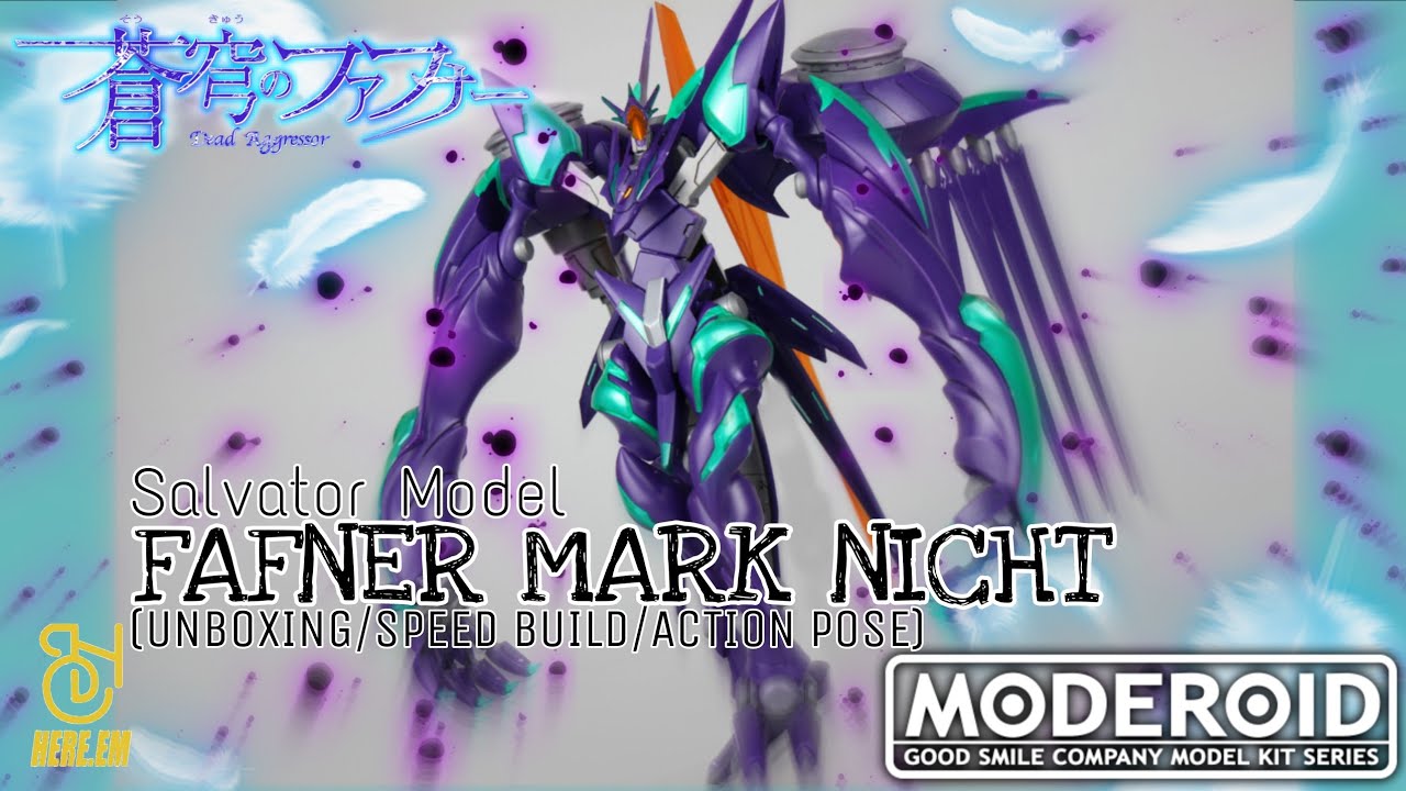 ВРЕМЯ ХОББИ &mdash; Модель MODEROID Salvator FAFNER MARK NICHT (РАСПАКОВКА/СКОРОСТЬ СБОРКИ/ПОЗА ДЕЙСТВИЯ)