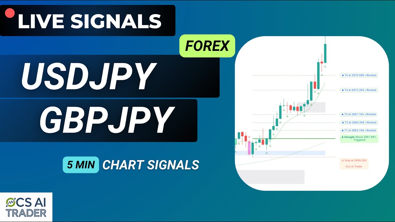 USDJPY & GBPJPY  Live Signals | Forex live trading | Live Scalping: USDJPY & GBPJPY