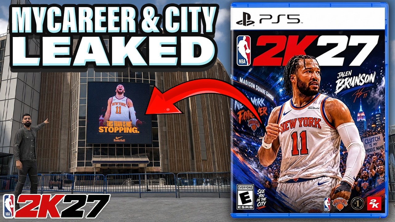 Первая утечка NBA 2K27 УЖЕ ЗДЕСЬ (Настоящие арены в The City?!)
