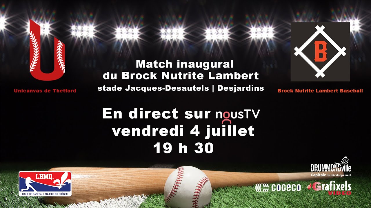LBMQ - Unicanvas de Thetford Mine vs Brock Nutrite Lambert de Drummondville