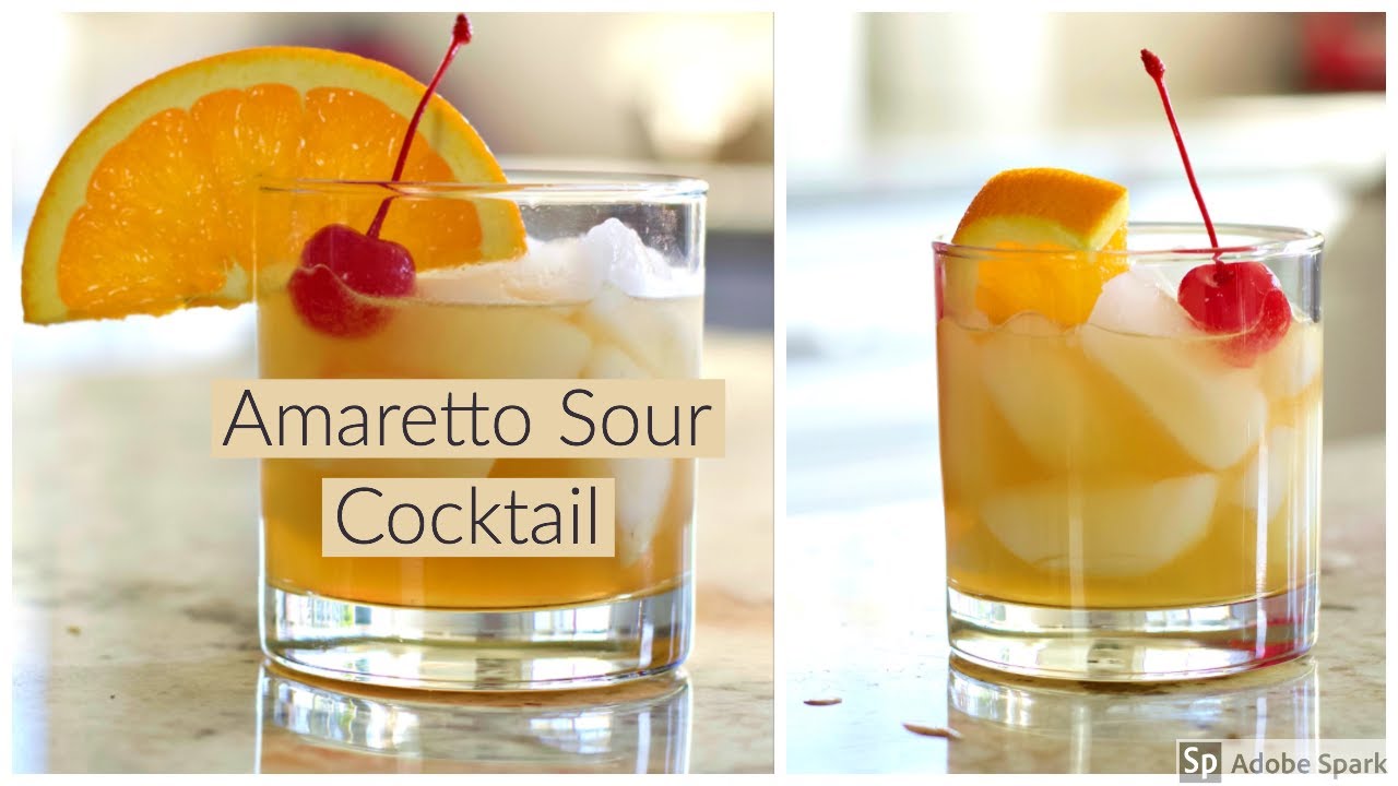Amaretto Sour Cocktail