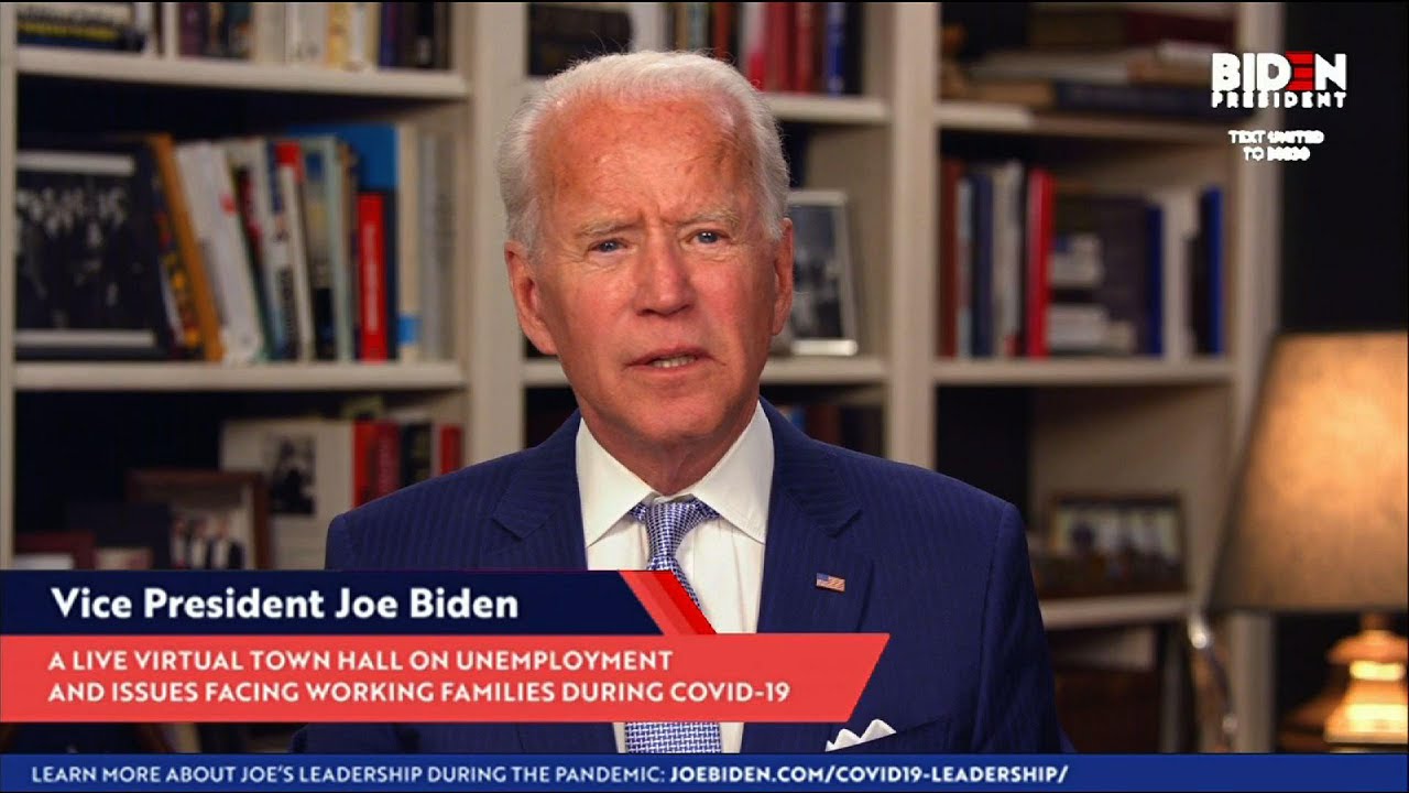 Biden gives criticism, suggestions to Trump admin.