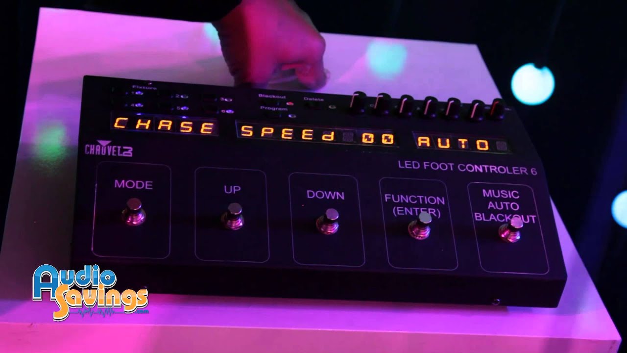 NAMM 2015 Chauvet DJ Footsie First Look AudioSavings.com