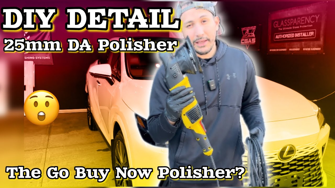 MADNESS! DIY Detail DA Polisher Review | First ever 25mm DA