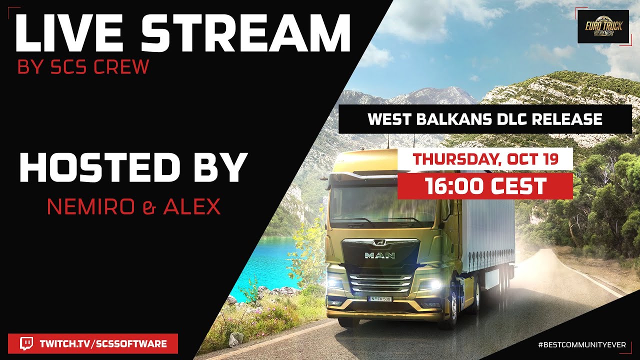 West Balkans DLC Release Stream | SCS Software