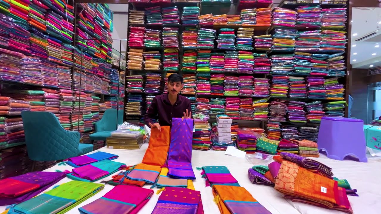 पनवेल साडी मार्केट: साड्यांचं सुंदर कलेक्शन | Get 50% OFF | Dwarkadas Shamkumar Exclusive 🛍️💃