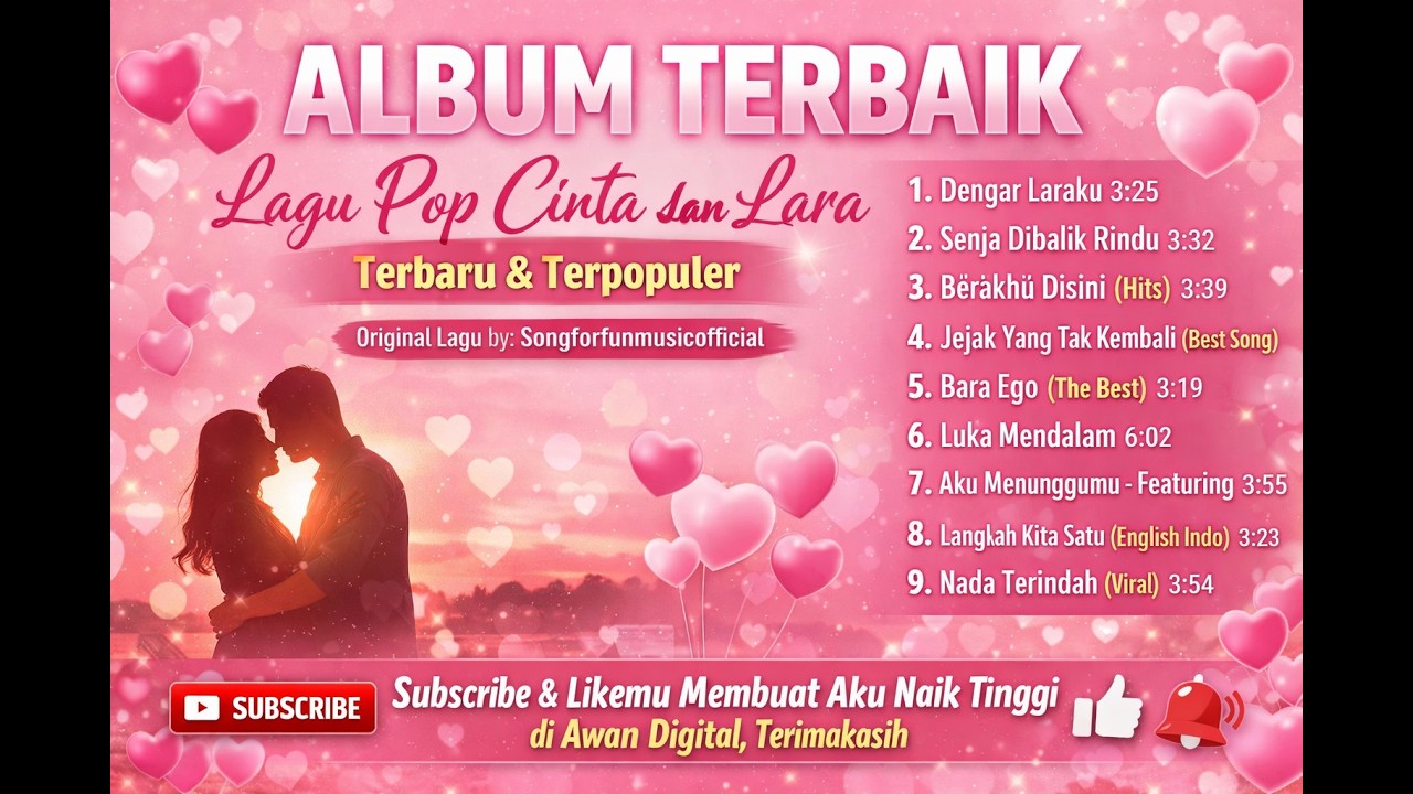 ALBUM TERBAIK - LAGU POP CINTA DAN LARA 2026- Songforfunmusicofficial 