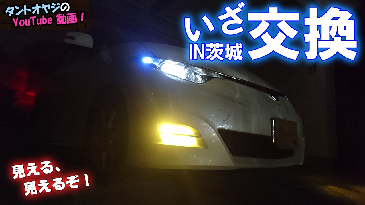 【視聴者さんとDIY】エスティマのポジション球＆フォグランプ交換のやり方