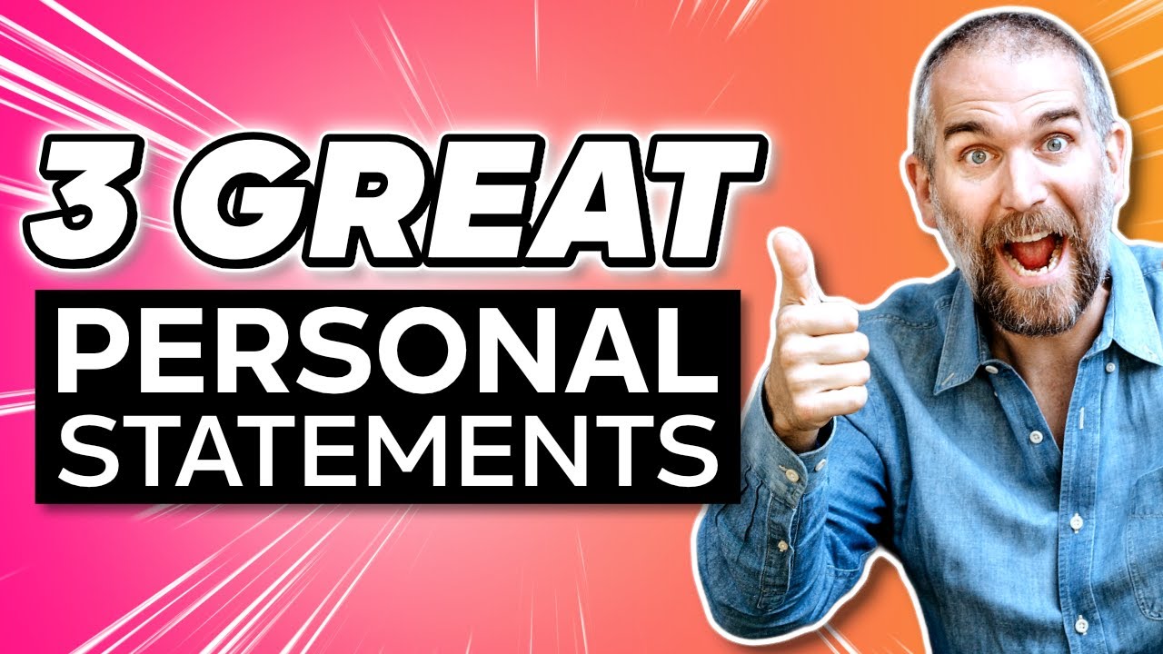3 Awesome Personal Statements That AREN'T on Challenges