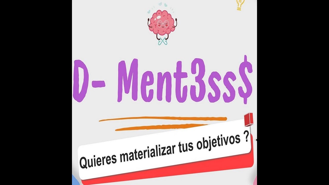 ¿Quieres materializar tus objetivos para este 2025?   Hoy en D-Ment3ss$ te platicamos cómo hacerlo