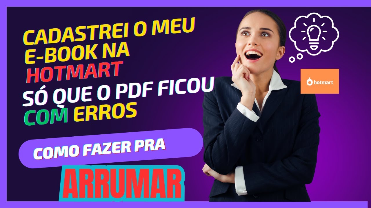COMO TROCAR  O PDF DO MEU EBOOK NA HOTMART, O MEU PDF FICOM ERRADO & AGORA