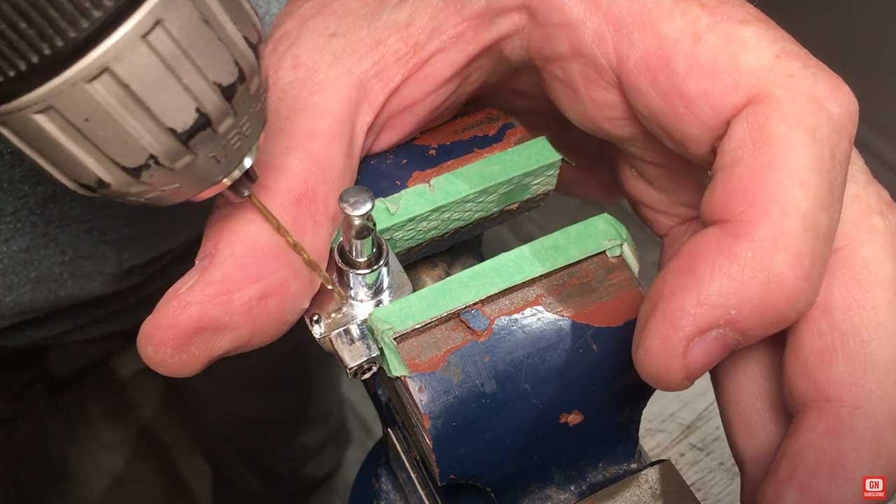 How to fix a bent tuner shaft, sort of