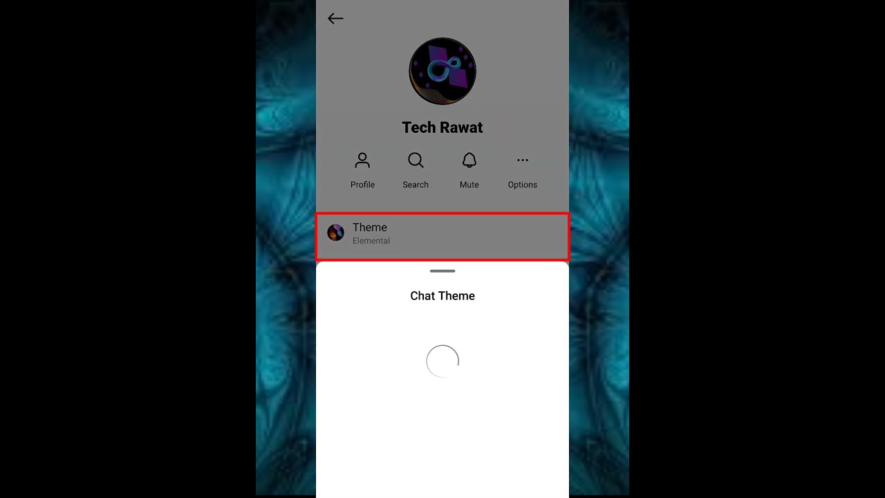 How To Remove Instagram Chat Theme #shorts