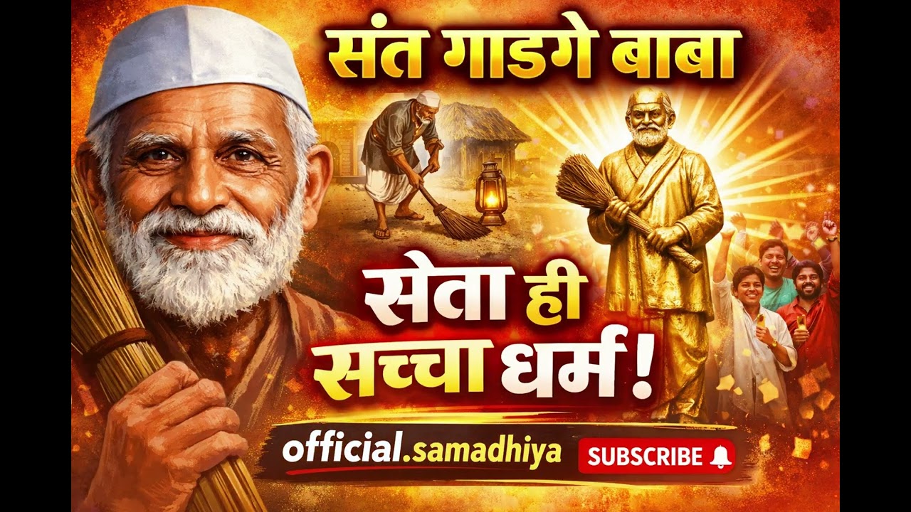 संत गाडगे बाबा जयंती विशेष गीत | सेवा ही सच्चा धर्म है | Sant Gadge Baba Song | official.samadhiya