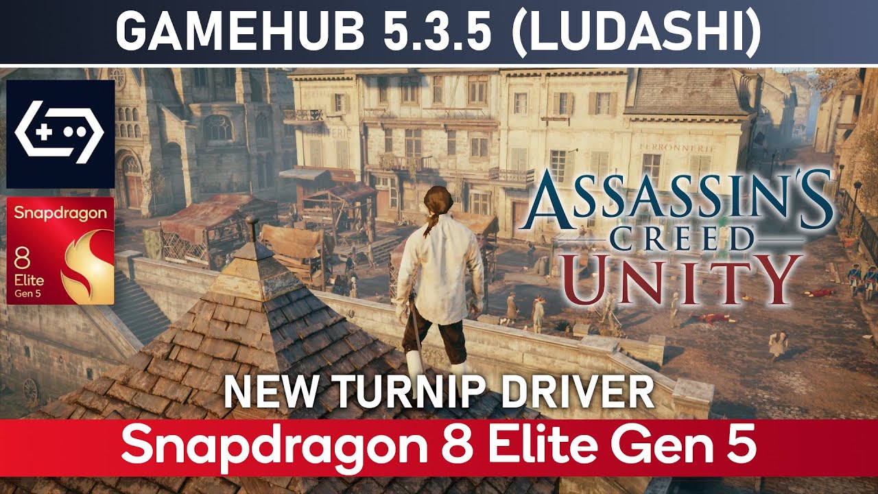 ASSASSIN'S CREED UNITY Snapdragon 8 Elite Gen 5 GAMEHUB LUDASHI