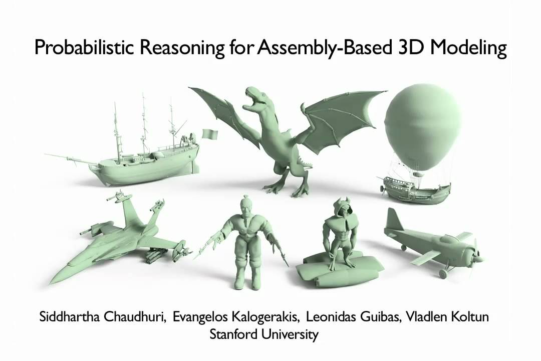 Probabilistic Reasoning for Assembly-Based 3D Modeling