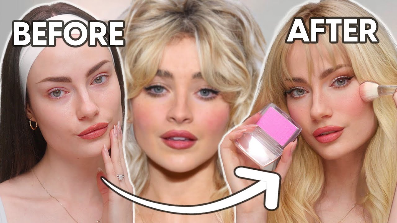 Sabrina Carpenter Makeup Transformation aka 