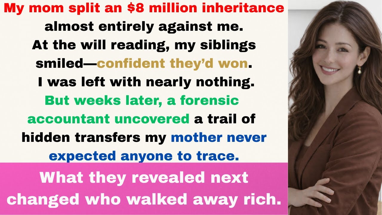 She Took 90% of an $8M Inheritance… Until a Forensic Accountant Found the Hidden Money