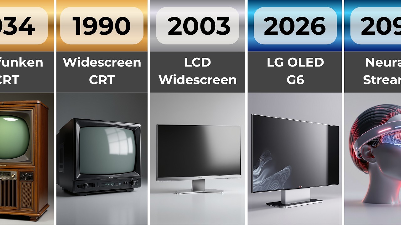 The Evolution of Television | 1884 to 2100