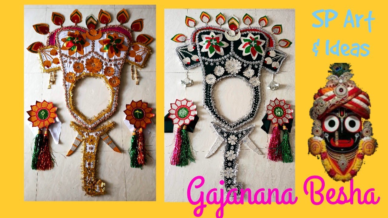 Making of Lord Jagannath Hati Besha || Final out come of 10days #gajanan #jagannath #hatibesha