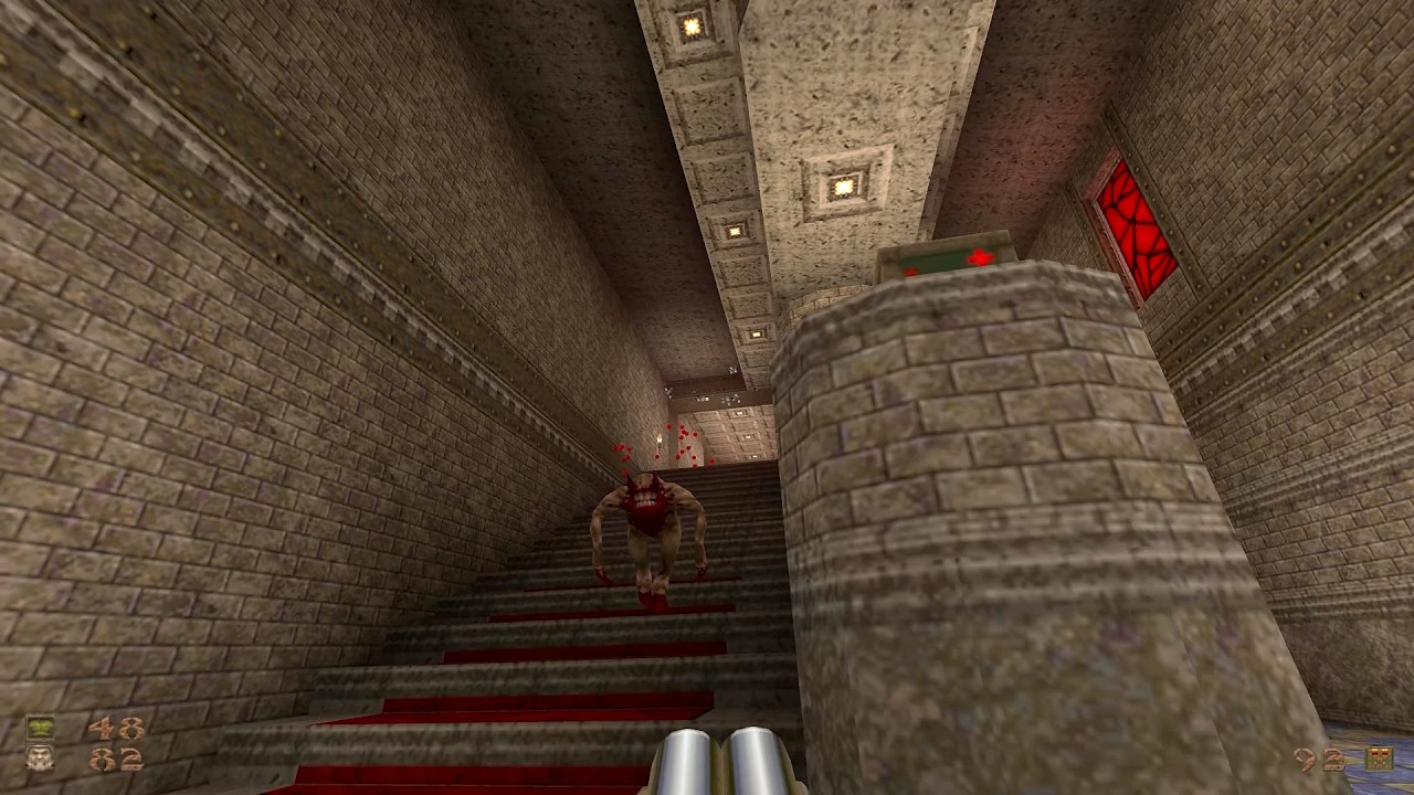 Quake - Copper 1.30 - Castle Evalon - Nightmare 100% 