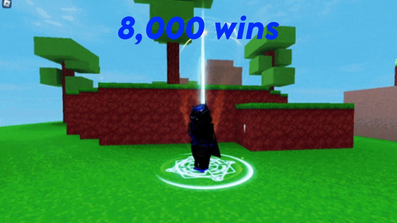 So I got 8k wins in roblox bedwars