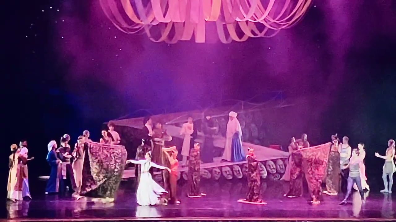 Premiere of “The Great Silk Road” ballet. Dance of the Carpets. 