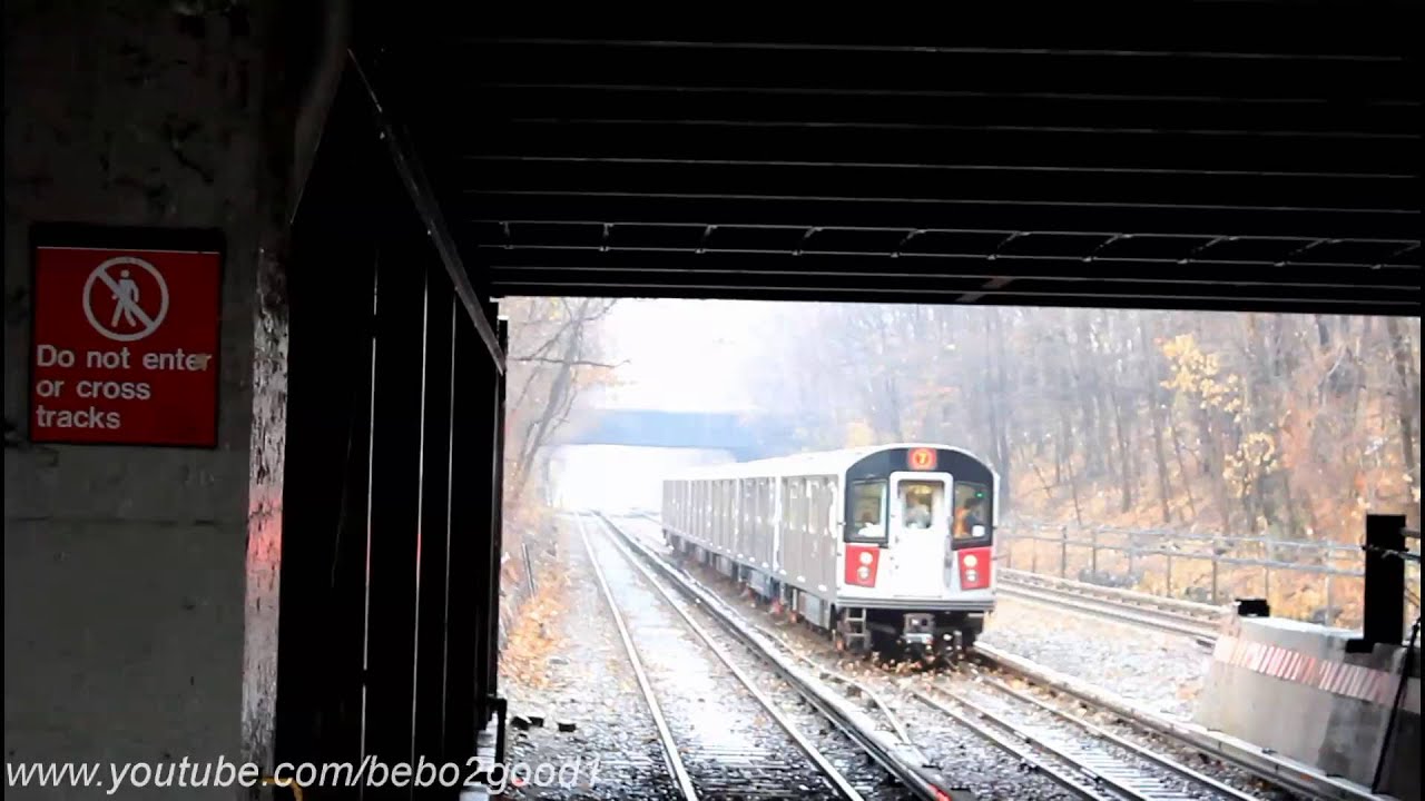 IRT Subway Special! R188 (7) Test Train at East Gun Hill Road (NYW&B)