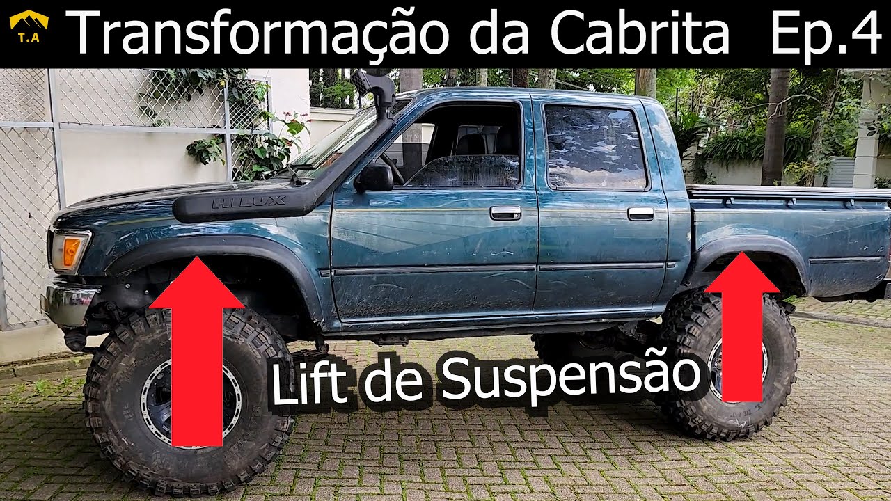Hilux 1995 - Ep.4 - Levantando a Suspensão - Preparação Expedição 2023