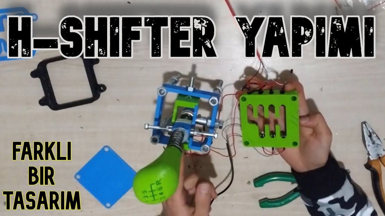 H-Shifter yapımı. Arduino ile direksiyon seti yapımı (bölüm 3). T.U.Ç.