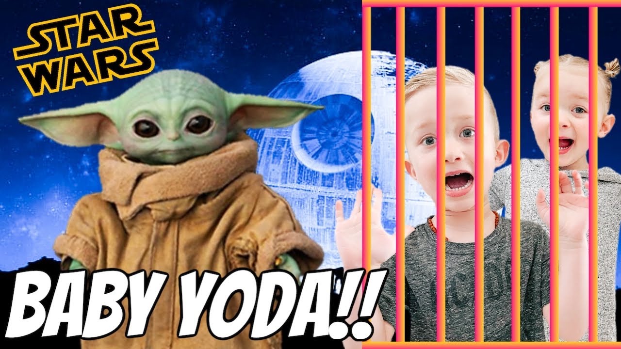 Baby Yoda and Mom save us from Darth Vader!!!