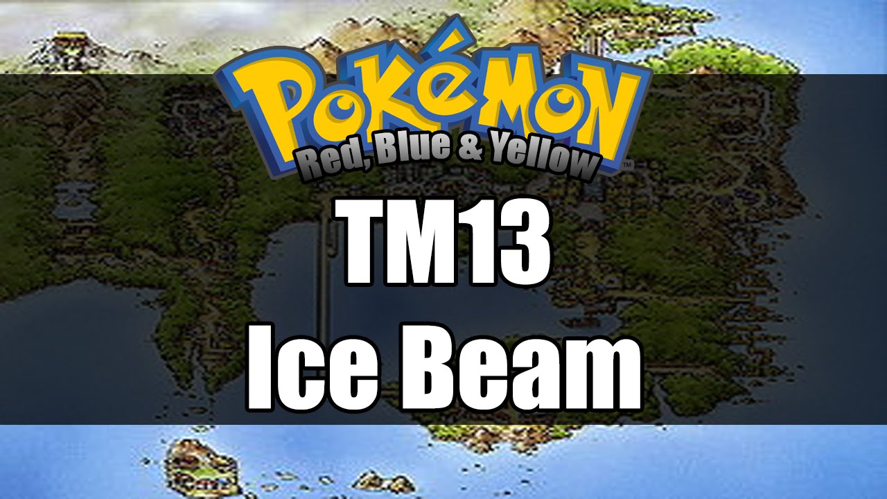 Pokemon Red/Blue/Yellow - Where to get TM13 Ice Beam