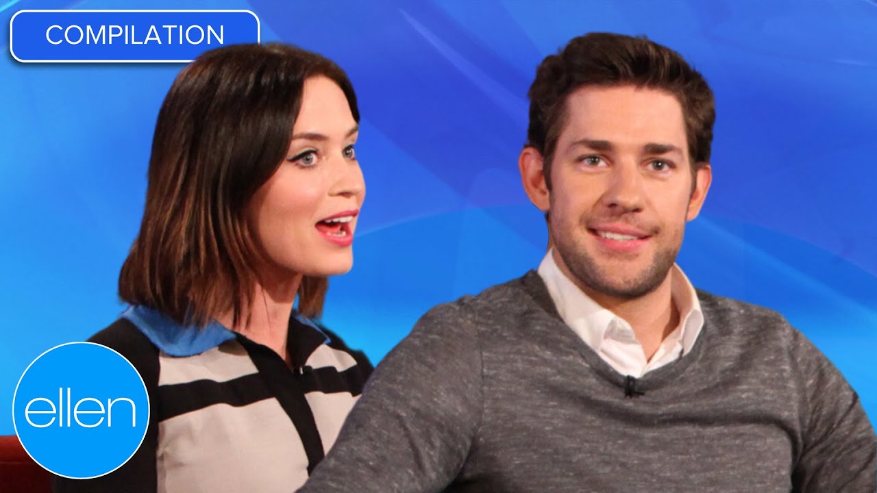 John Krasinski and Emily Blunt Talking About Each Other on The Ellen Show