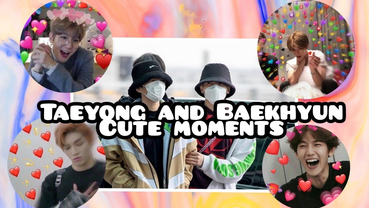 Taeyong NCT has a crush on Baekhyun EXO | baekyong Superm momets