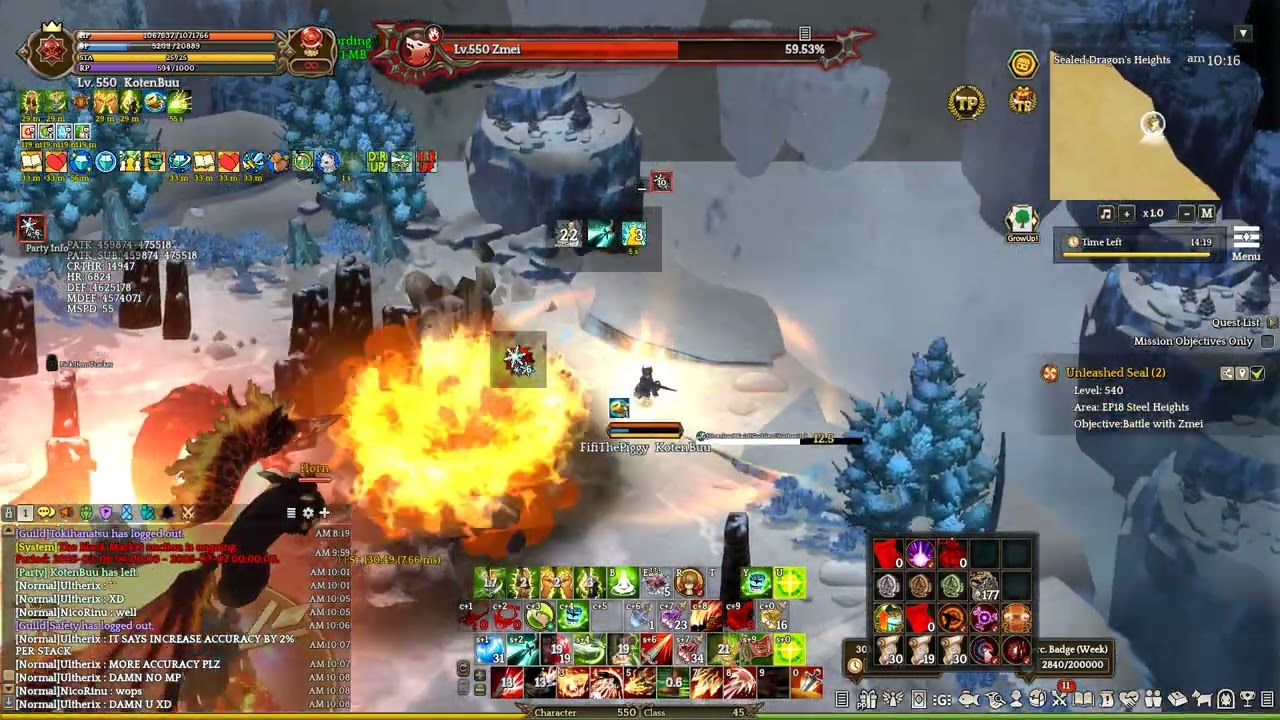 Tree of savior - Solo Zmei - Eskrimer-Barbarian-Templar