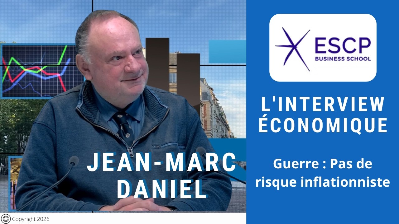 Jean-Marc Daniel :  Guerre : Pas de risque inflationniste | Interview Économique