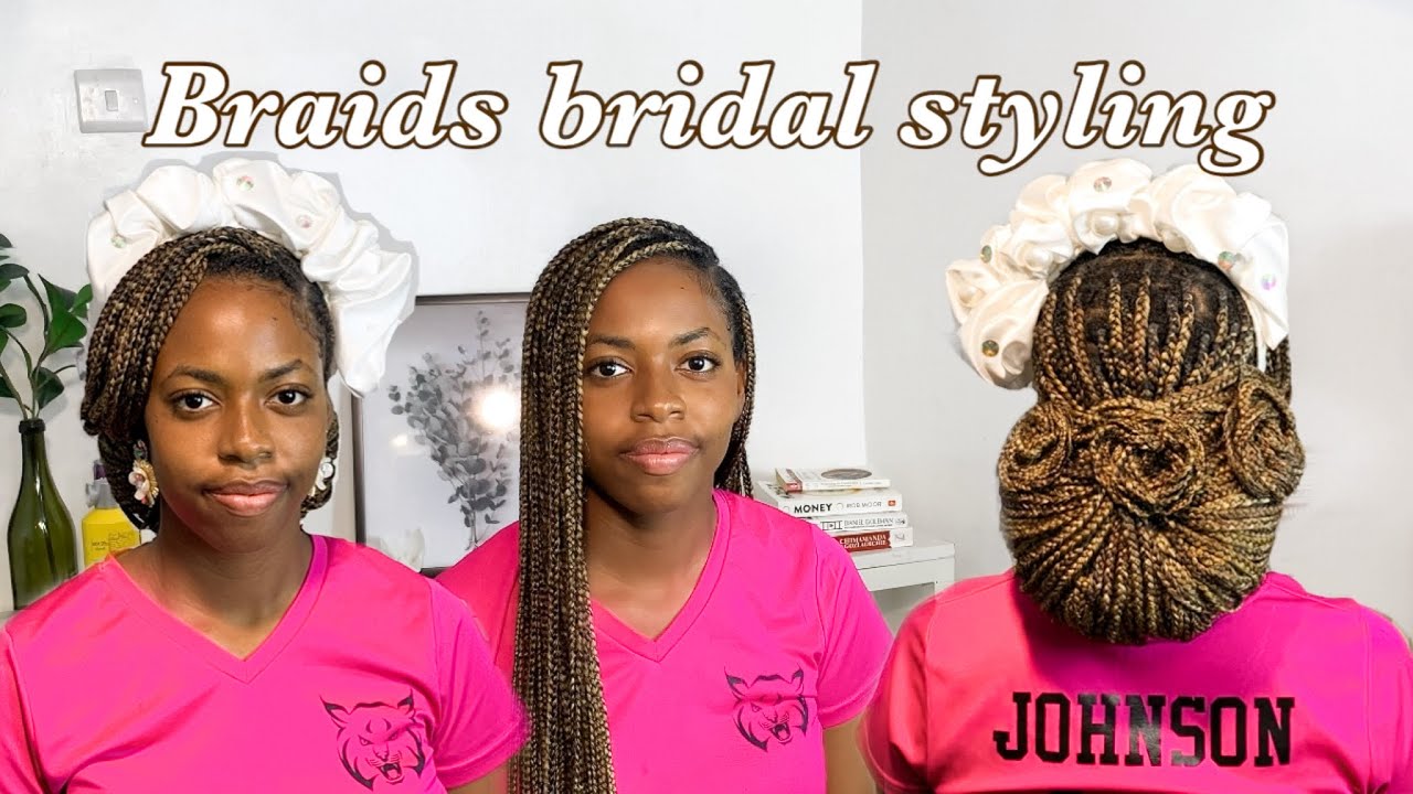 КАК ЗАПЛЕСТИ КОРОБОЧНЫЕ КОСЫ | СВАДЕБНАЯ ПРИЧЕСКА | BRIDALHAIRSTYE #louisihuefo #howtostylebraids