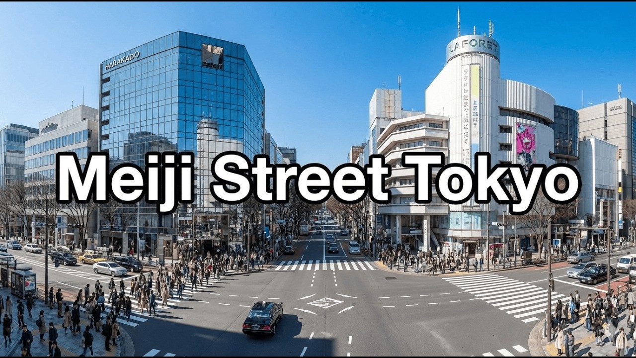 【Meiji Street Tokyo】Tokyo's Fashion Epicenter: Walking Harajuku's Iconic Meiji Street