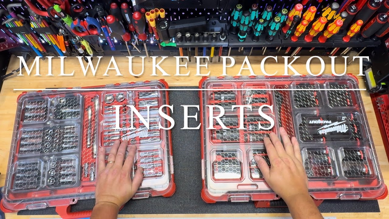 Top 3 Milwaukee Packout Inserts: 3D Printed,Foam and Milwaukee Insert @MilwaukeeTool