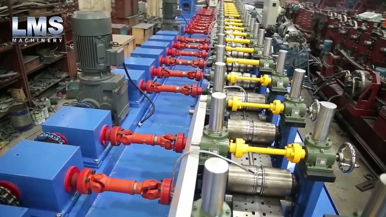🔥 Revolutionize Your Warehouse Rack Manufacturing with Our High-Speed Upright Roll Forming Machine!