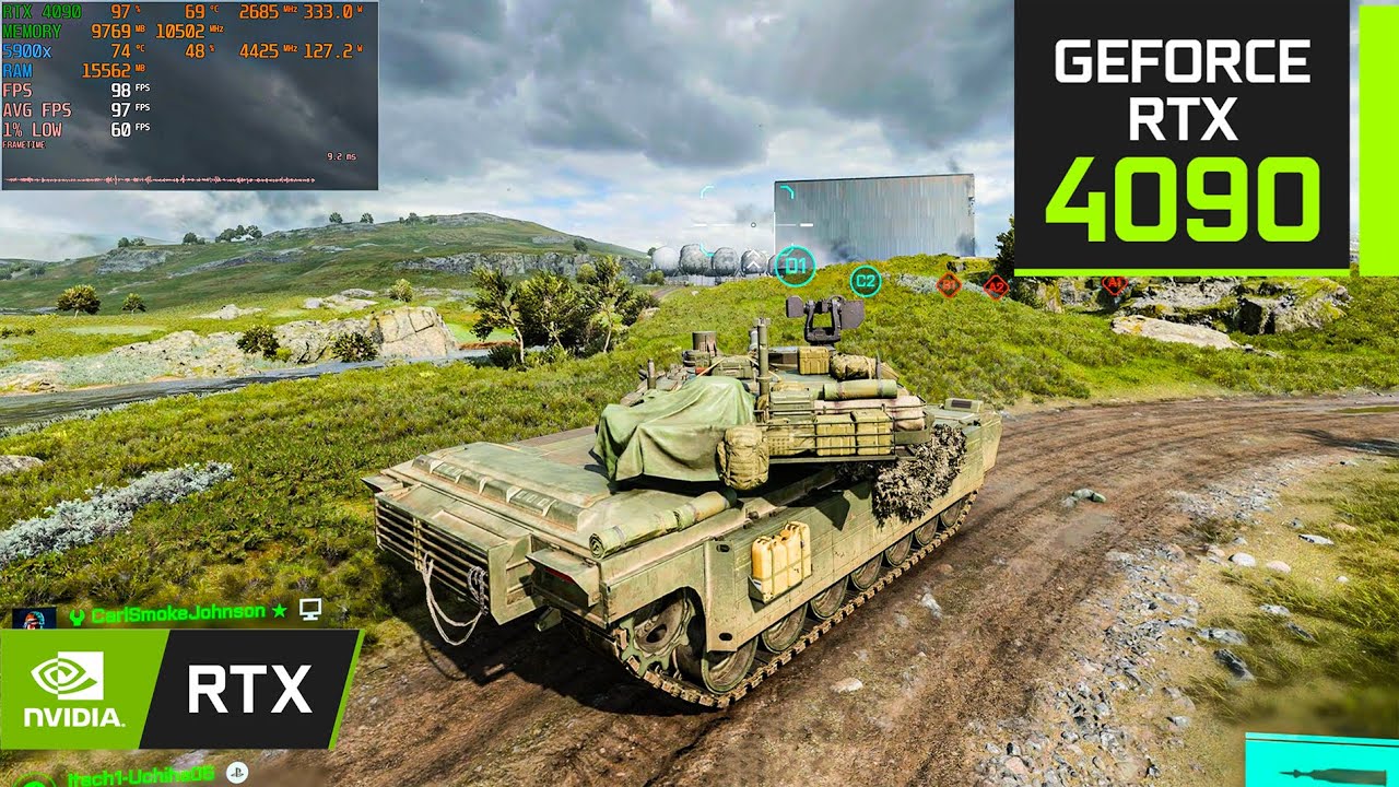 Battlefield 2042 - RTX 4090 Maximum Settings ( 4K + DLSS OFF )